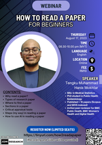 Webinar - How to read a paper for beginners