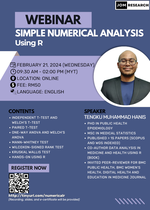 Webinar - Simple numerical analysis using R